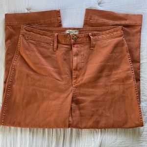 Madewell wideleg Emmett crops